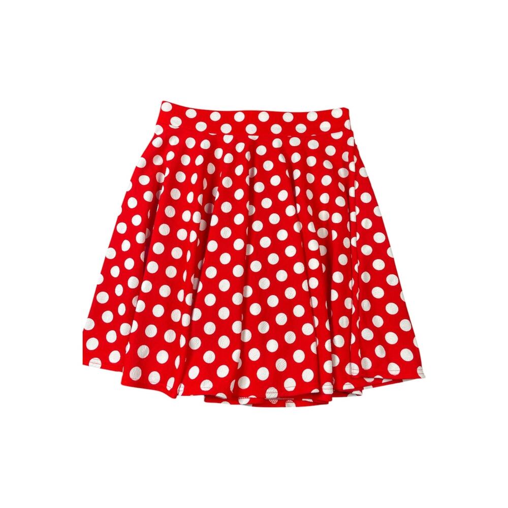 Urban CoCo Red & White Polka Dot Flared Disney Inspired Skater Skirt XL - Picture 2 of 3